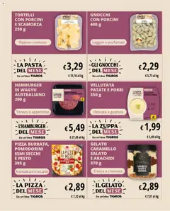 Volantino Tigros del 02.09.2025 | Pagina: 9 | Prodotti: Pizza, Pasta, Arachidi, Tortelli
