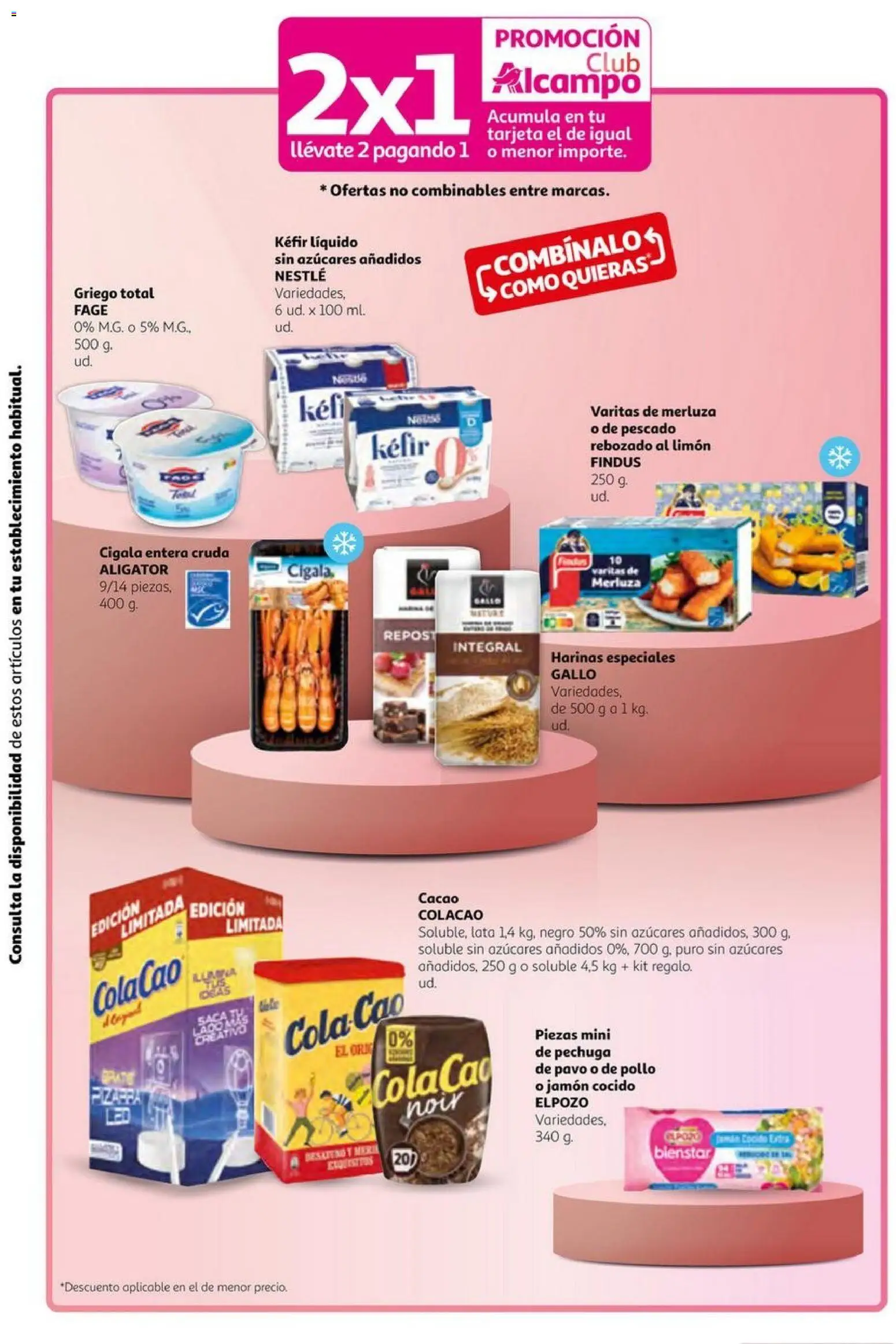 Alcampo -  Club Nacional  │ válido desde el 06.11.2025 | Página: 9 | Productos: Jamón, Jamón cocido, Pescado, Φρυγανιές σικάλεως