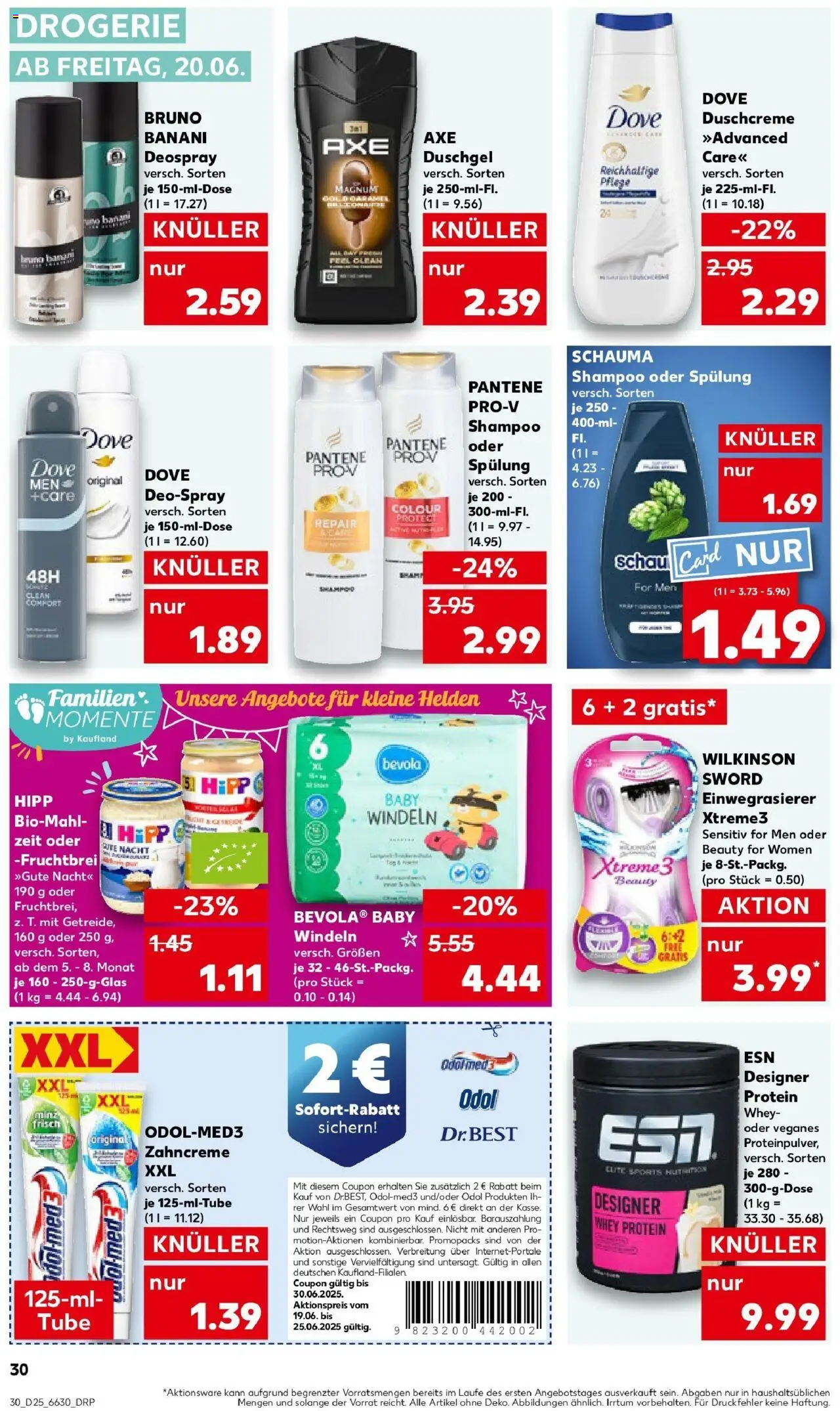Kaufland prospekt Korbach	 - gültig ab dem 22.06.2025 | Seite: 43 | Produkte: Schauma shampoo, Shampoo, Spülung, Axe