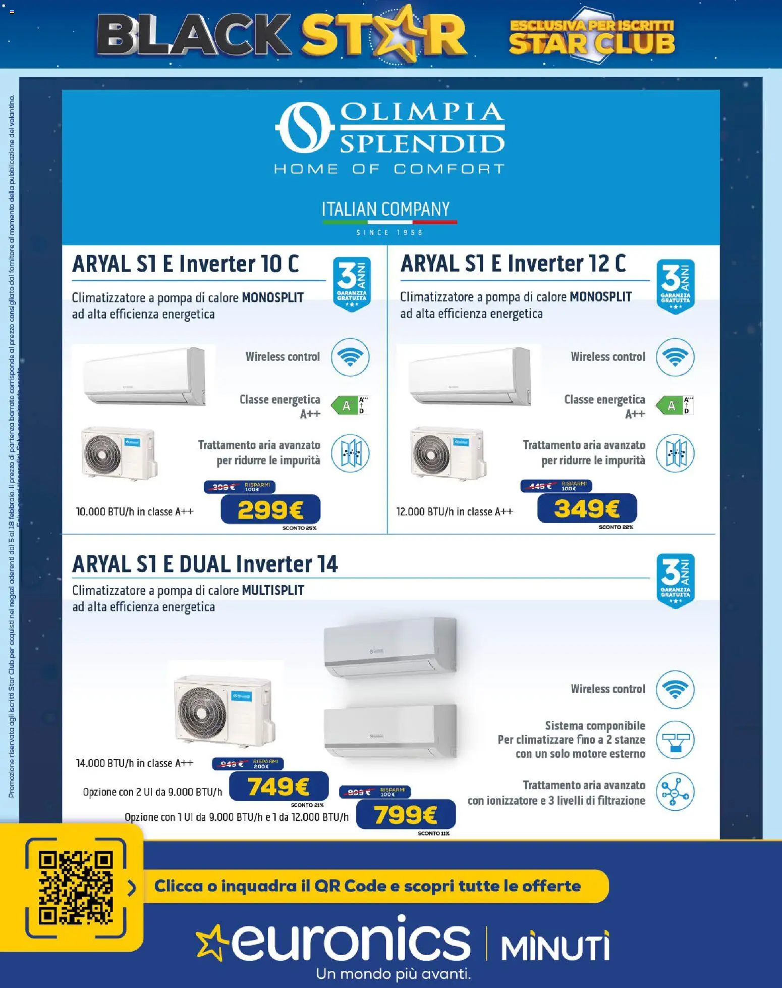 Volantino Euronics del 05.02.2026 | Pagina: 24 | Prodotti: Climatizzatore