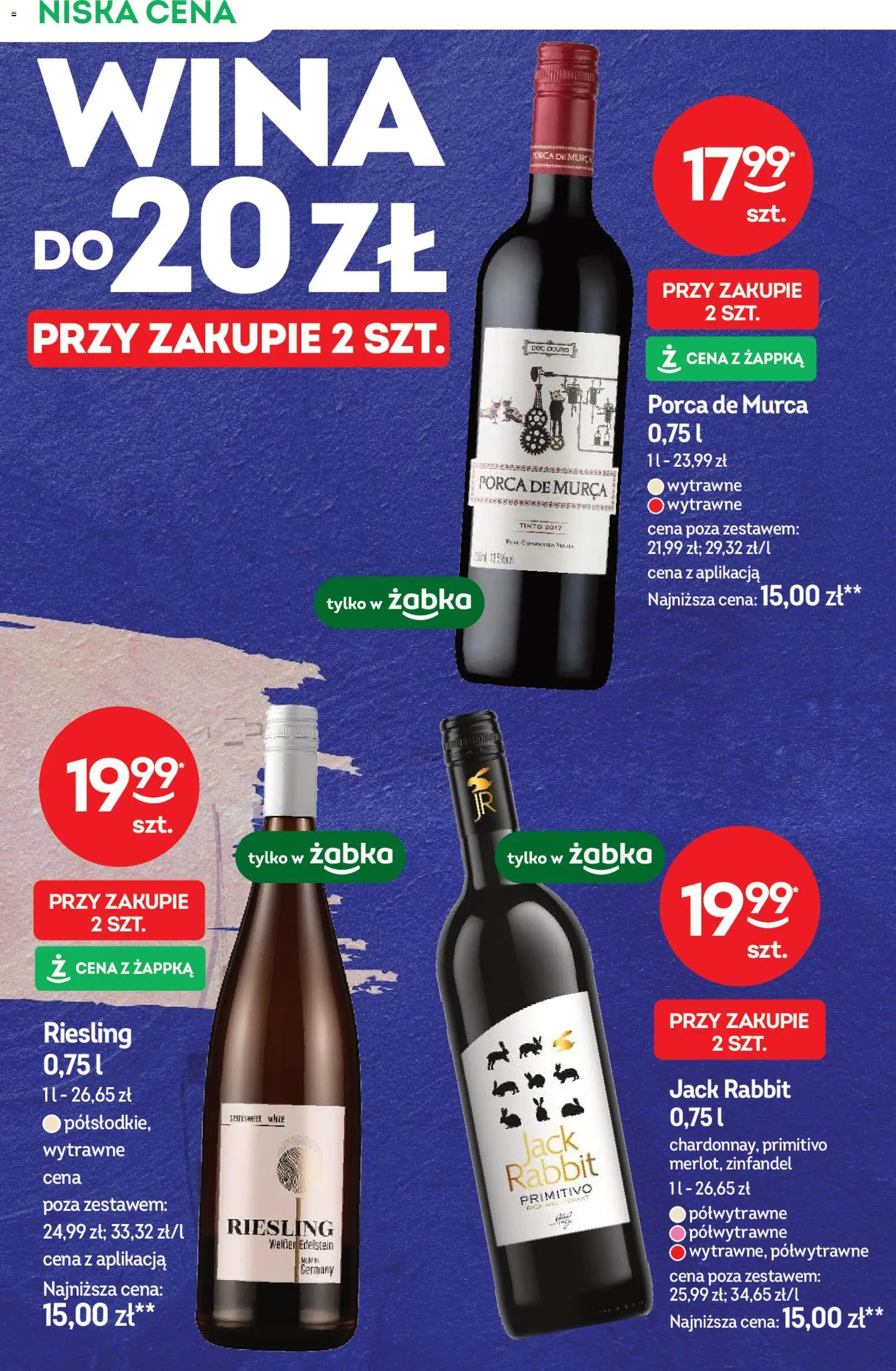Żabka gazetka - Katalog win od 15.04.2026 | Strona: 6 | Produkty: Riesling