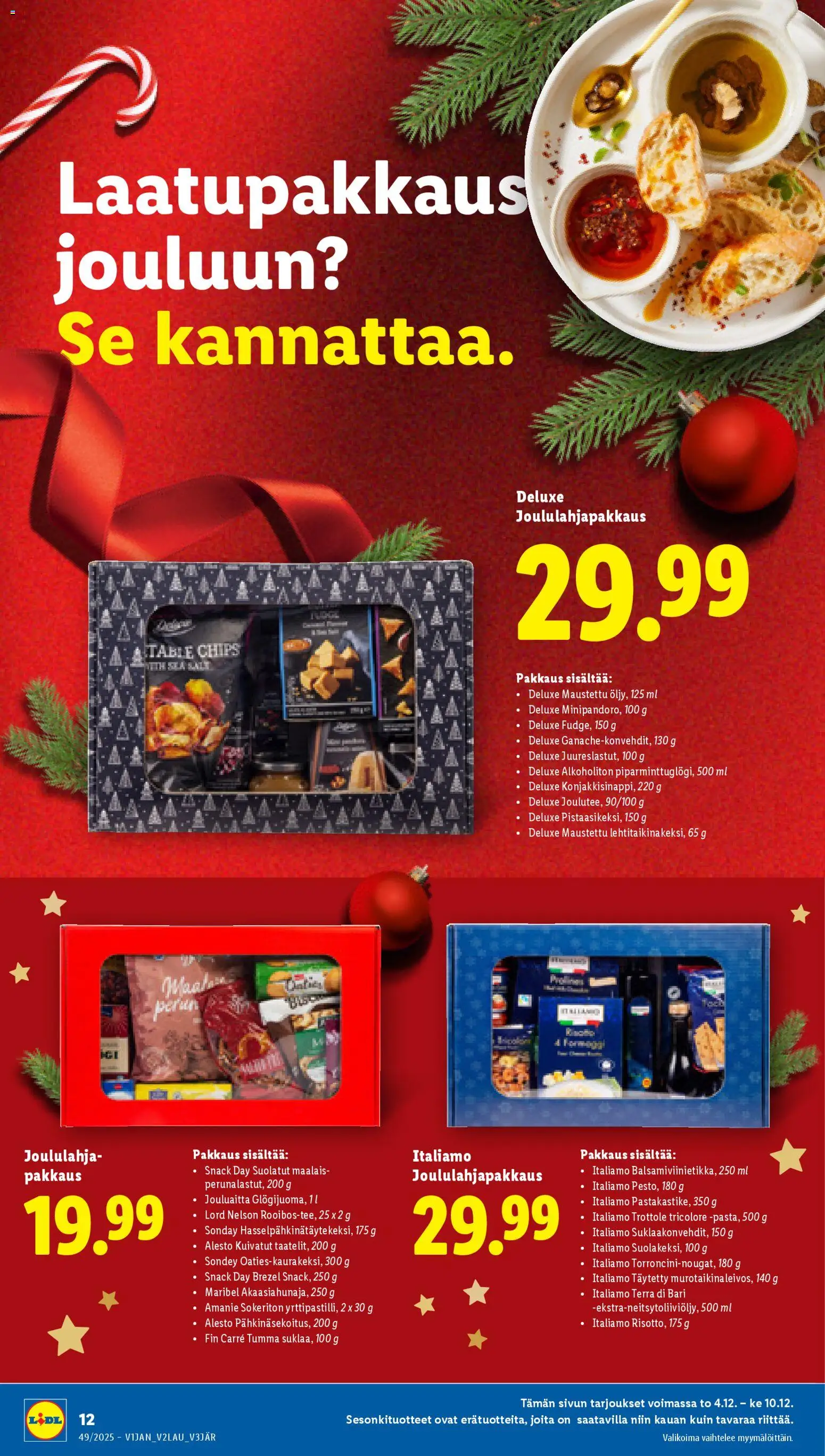 Lidl tarjoukset - Helsinki – voimassa 04.12.2025 alkaen | Sivu: 12
