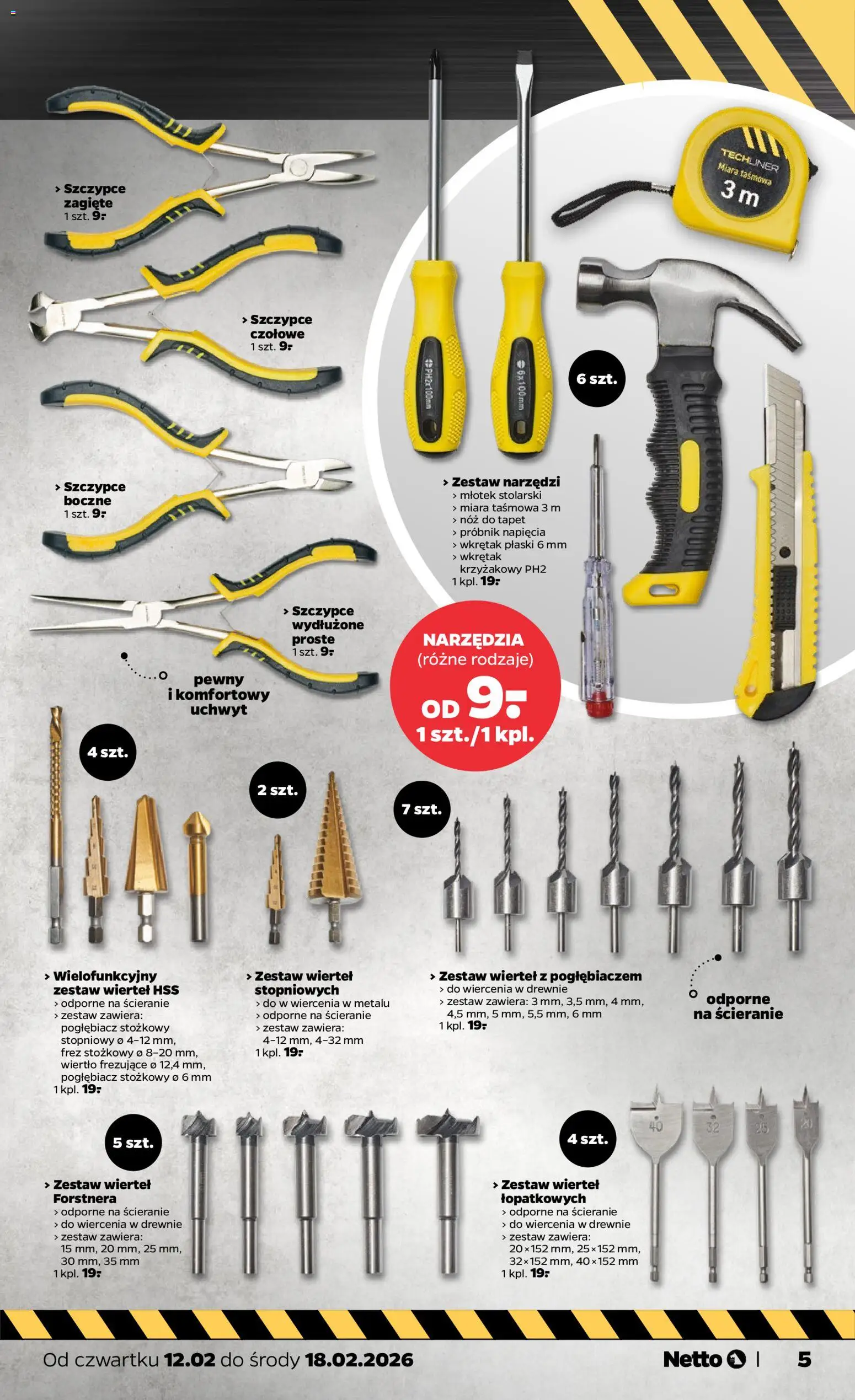Netto gazetka - Non Food od 12.02.2026 | Strona: 5 | Produkty: Zestaw narzędzi