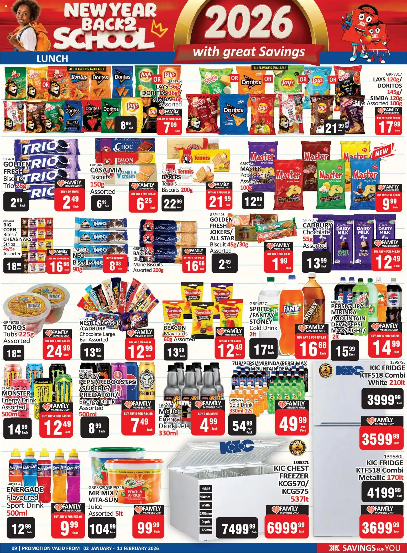 New KIT KAT Cash & Carry catalogue – valid from 02.01.2026 | Page: 9 | Products: Corn, Chocolate, Cream, Peach