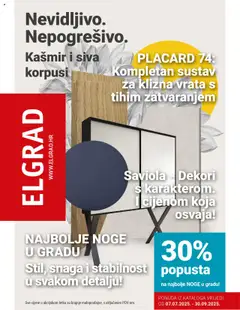 Katalog Elgrad - Pregled kataloga iz trgovine Elgrad, vrijedi od 07.07.2025