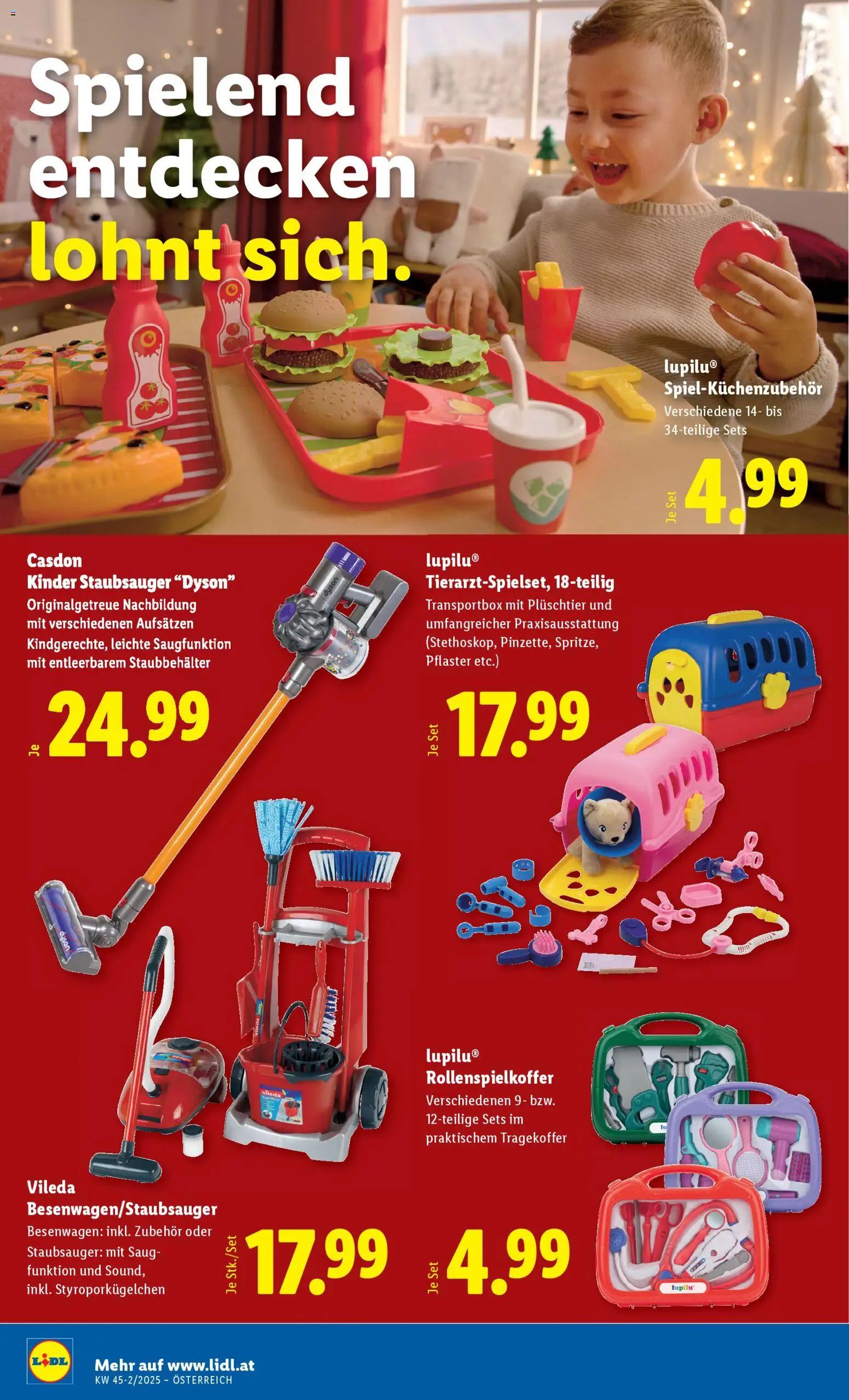 Lidl Flugblatt gültig ab 06.11.2025 | Seite: 22 | Produkte: Staubsauger