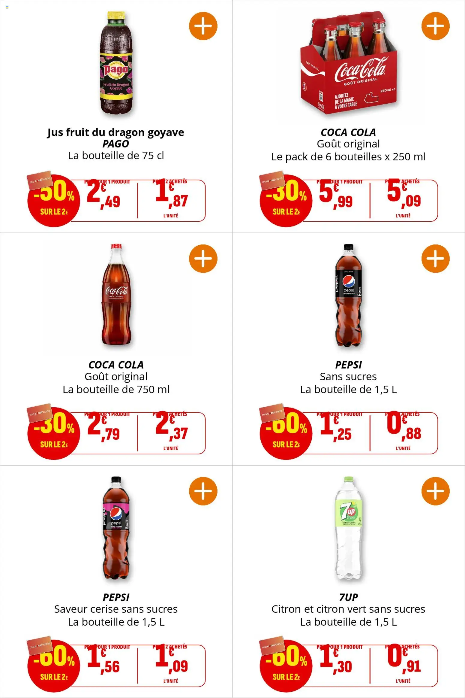 {H1} | Page: 51 | Produits: Citron, Table, Coca cola, Jus