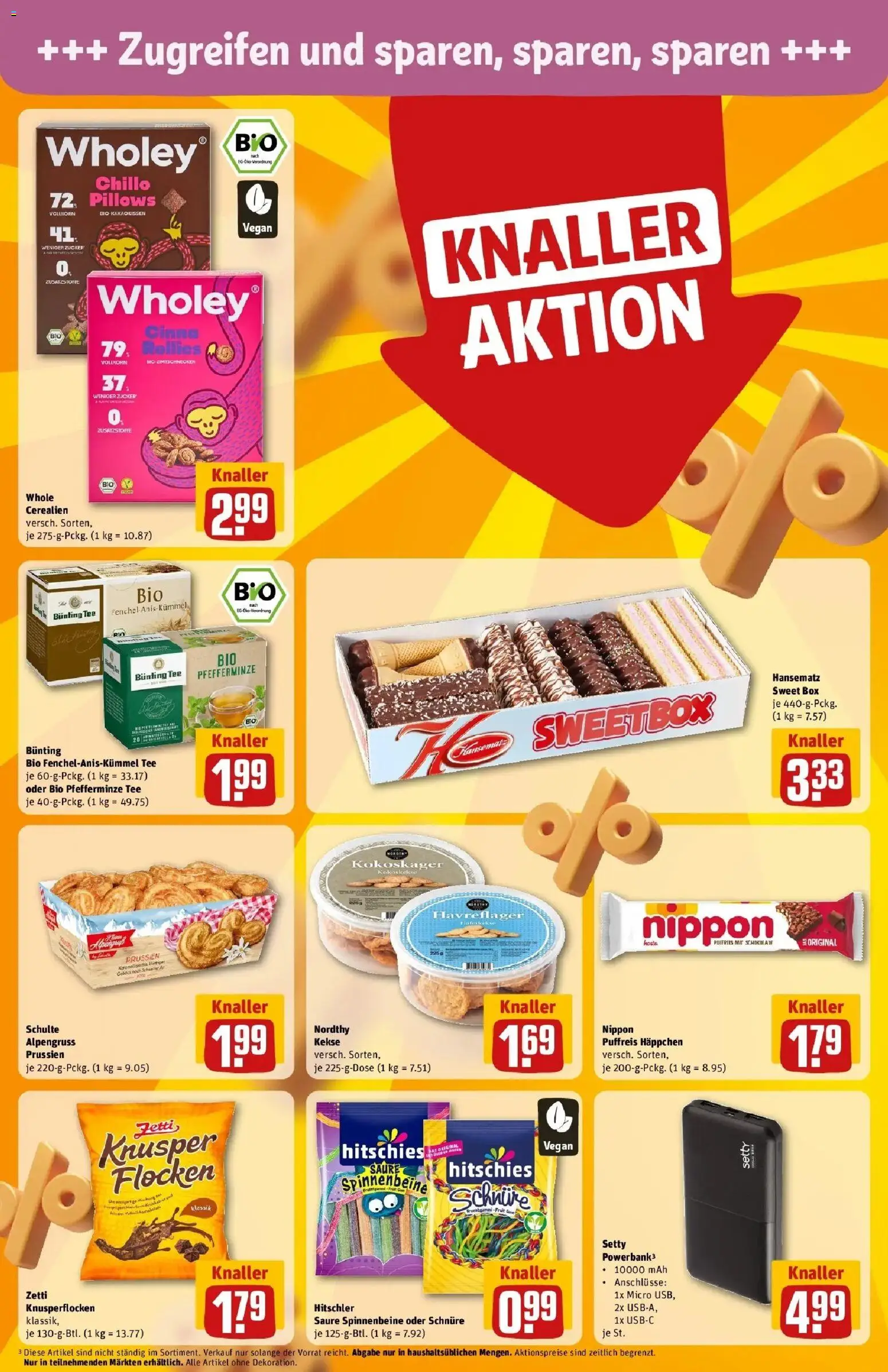 Rewe prospekt Bad Zwischenahn	 – gültig ab 22.02.2026 | Seite: 18 | Produkte: Box, Zucker, Kekse, Powerbank