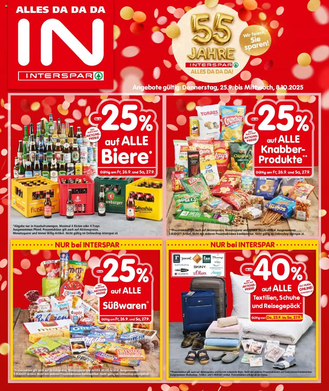 Interspar Flugblatt - Vorarlberg gültig ab 25.09.2025 | Seite: 1