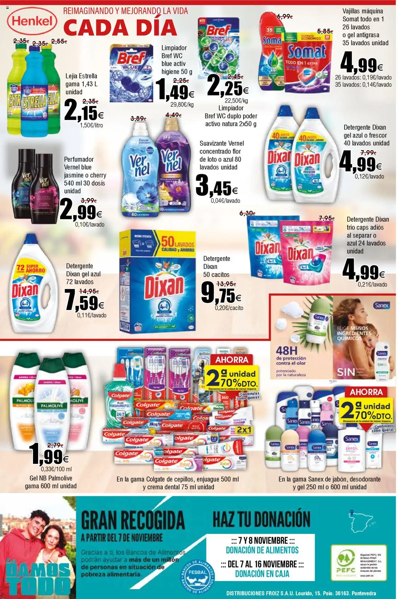 Froiz folleto │ válido desde el 21.10.2025 | Página: 20 | Productos: Desodorante, Κρεμάστρα, Suavizante, Caja