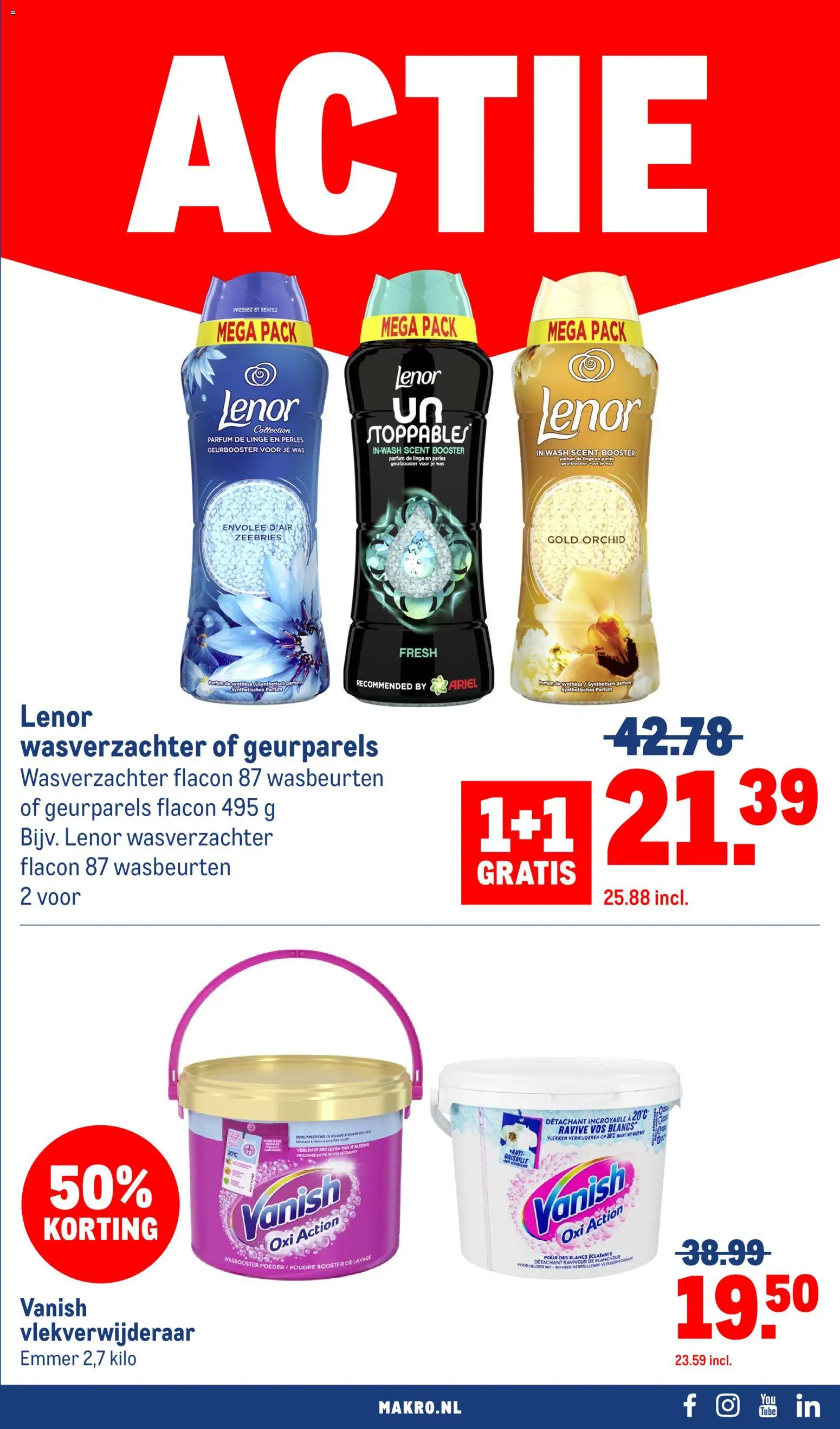 {H1} | Pagina: 93 | Producten: Wasverzachter, Parfum, Was, Poeder