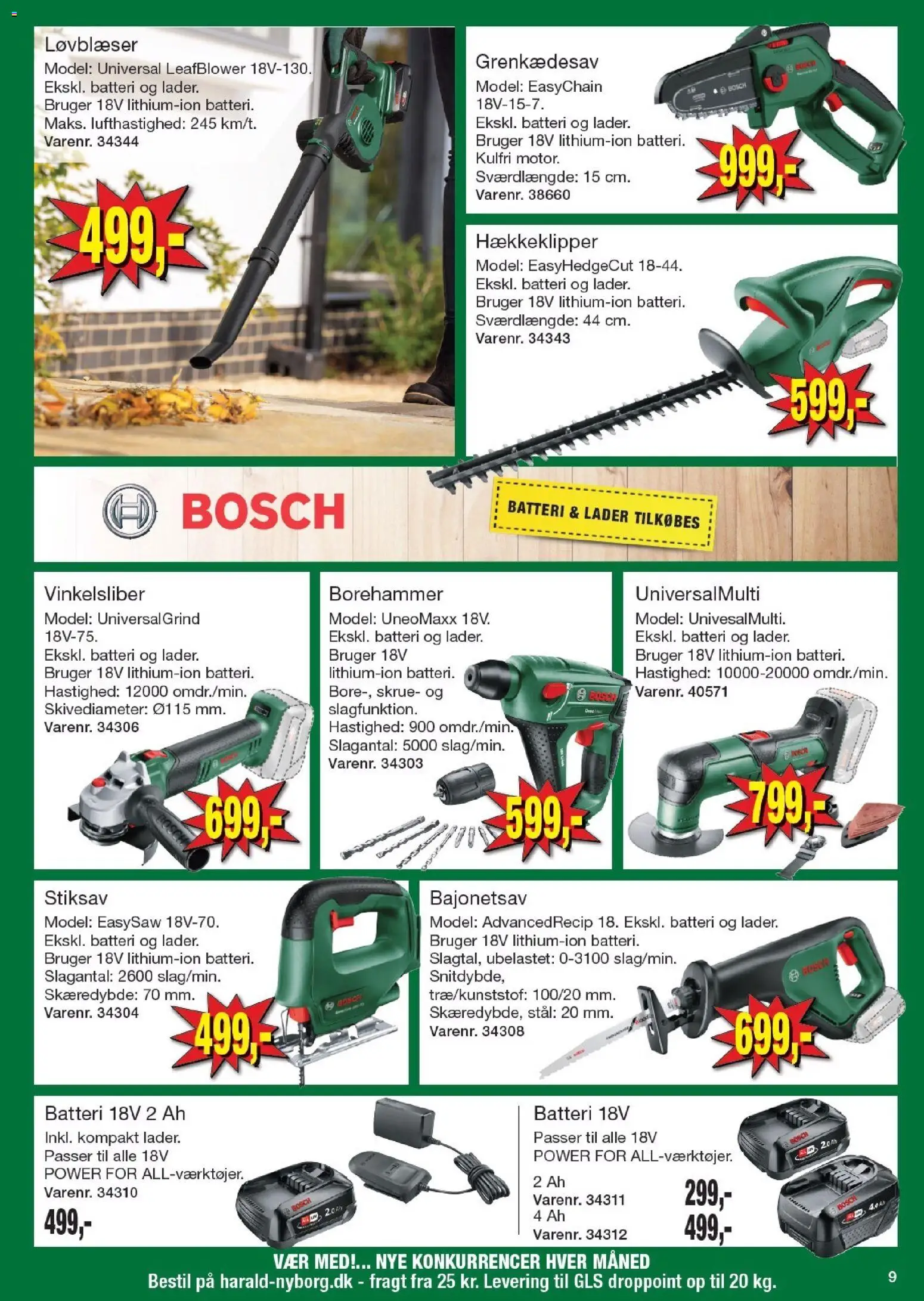 Harald Nyborg tilbudsavis – gyldig fra 18.12.2025 | Side: 9 | Produkter: Skrue, Batteri