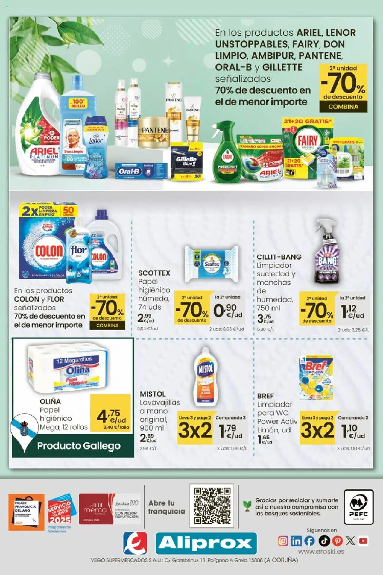Eroski - Aliprox │ válido desde el 02.10.2025 | Página: 8 | Productos: Ropa, Lavavajillas