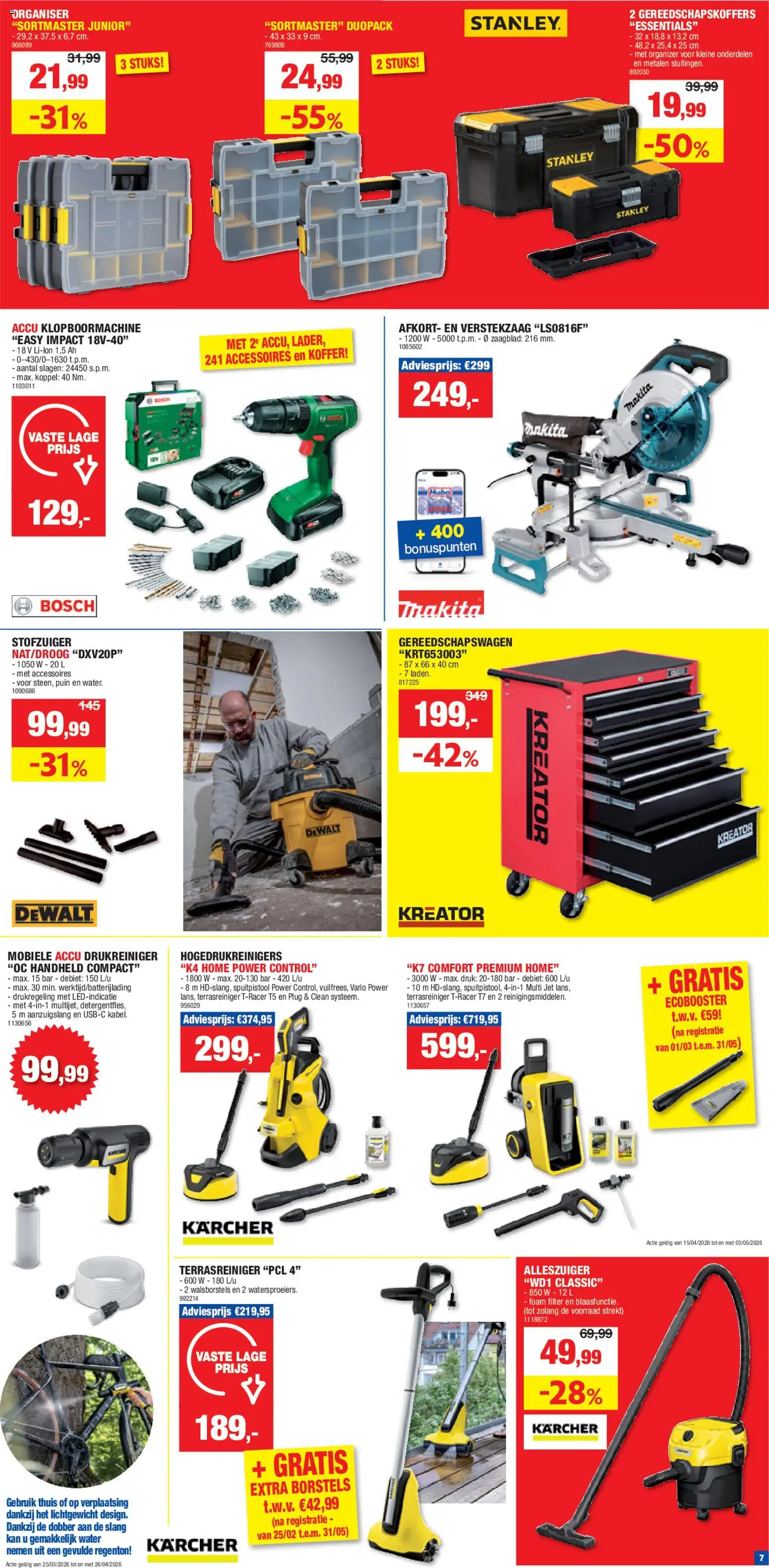 {H1} | Pagina: 7 | Producten: Koffer, Stofzuiger, Jeu de go, Kan