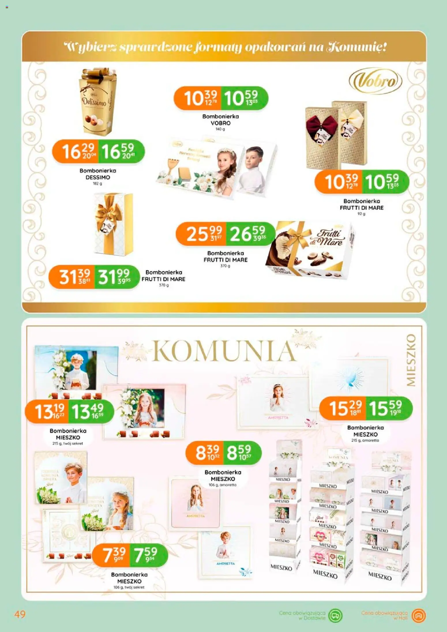 Eurocash gazetka od 02.04.2026 | Strona: 49 | Produkty: Bombonierka, Frutti di Mare