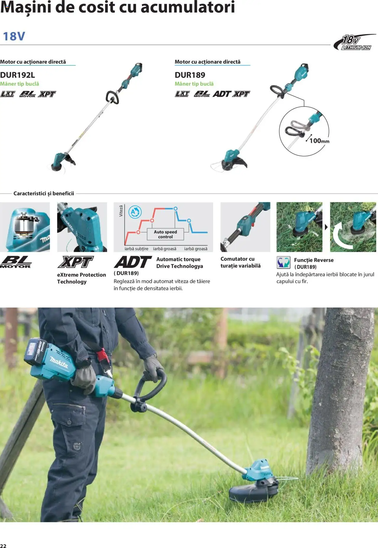 Makita catalog - Mașini de Grădină – valabil de la 08.01.2025 | Pagină: 22 | Produse: Mâner
