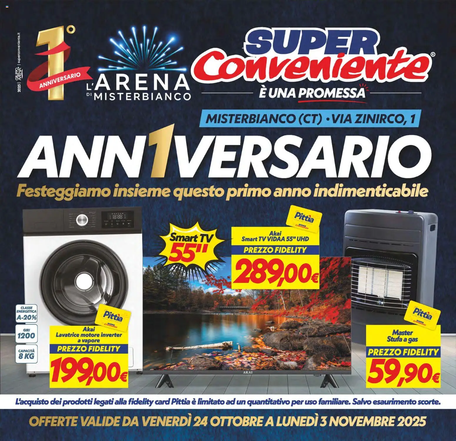 Volantino SuperConveniente del 24.10.2025 | Pagina: 26 | Prodotti: smart TV, Stufa, TV, Stufa a gas