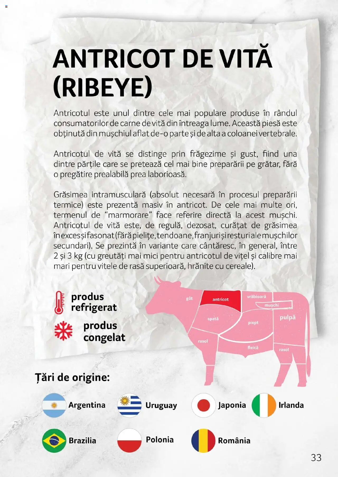 Catalog Selgros - Carne – valabil de la 27.04.2023 | Pagină: 33 | Produse: Yağ sökücü, Mici, Carne De Vită, Rasol