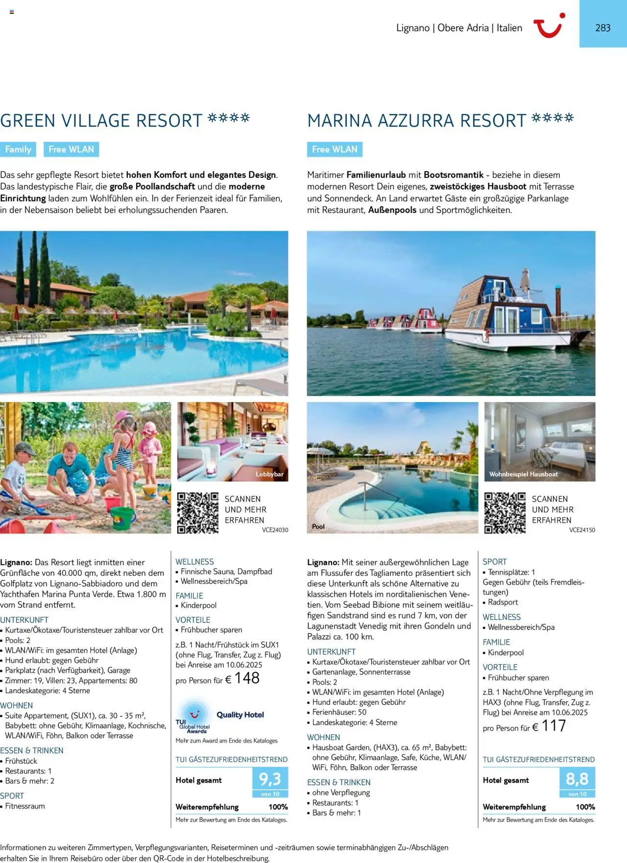 TUI Prospekt 	 – gültig ab 01.11.2024 | Seite: 283 | Produkte: Babybett