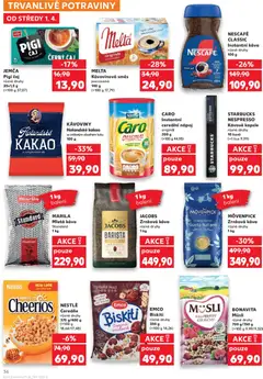 Náhled letáku JEMČA Pigi čaj, různé druhy 25x1,5 g od 01.04.2026 | Strana: 36