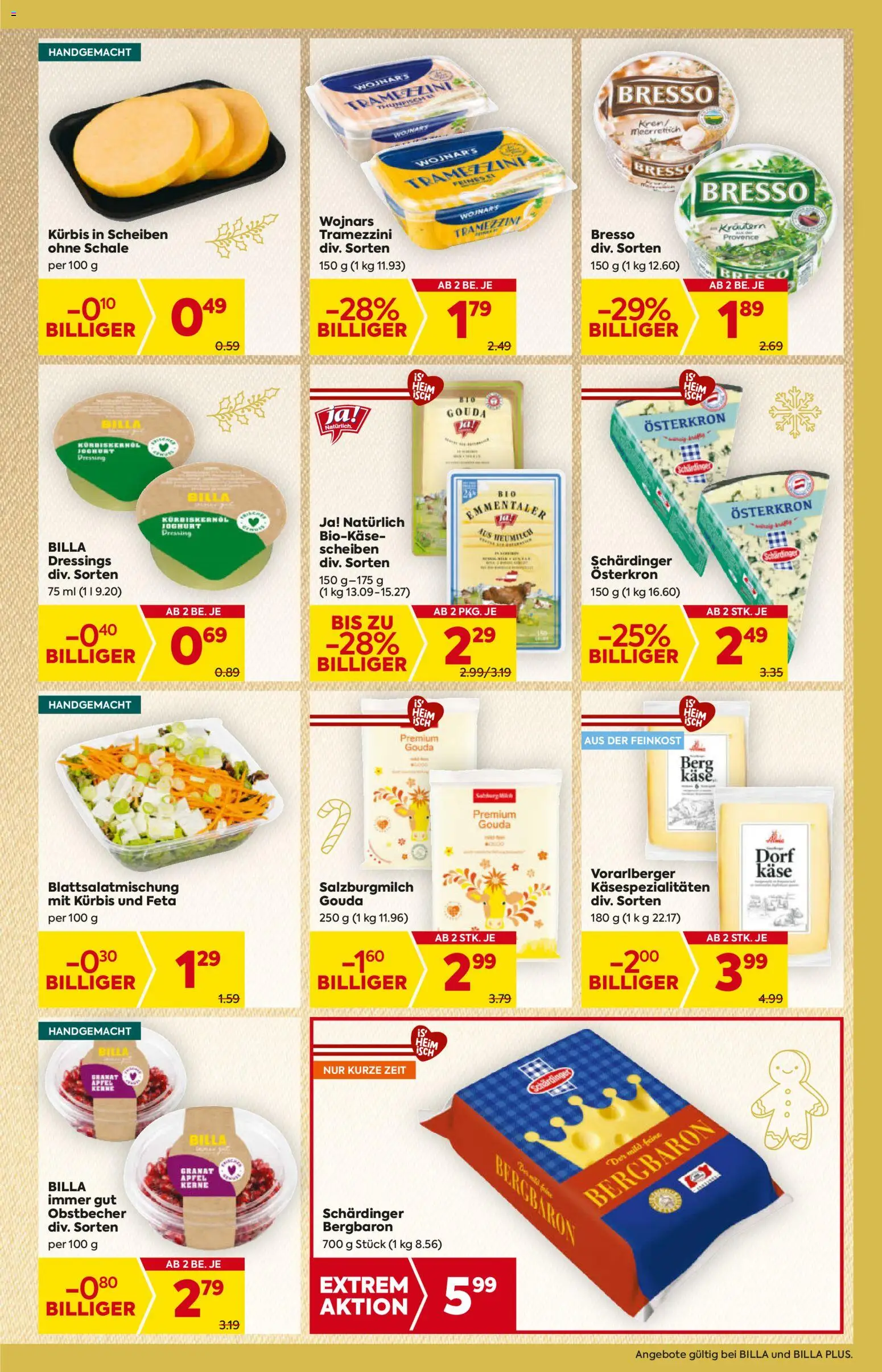 Billa Flugblatt - Steiermark gültig ab 27.11.2025 | Seite: 11 | Produkte: Kürbis, Käse, Joghurt, Äpfel