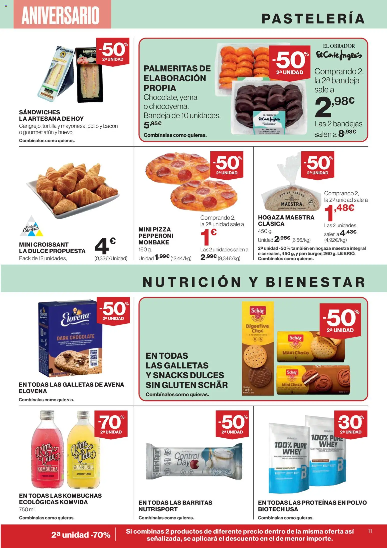 Supercor Canarias │ válido desde el 06.11.2025 | Página: 11 | Productos: Chocolate, Croissant, Συσκευή ροής, Bandeja