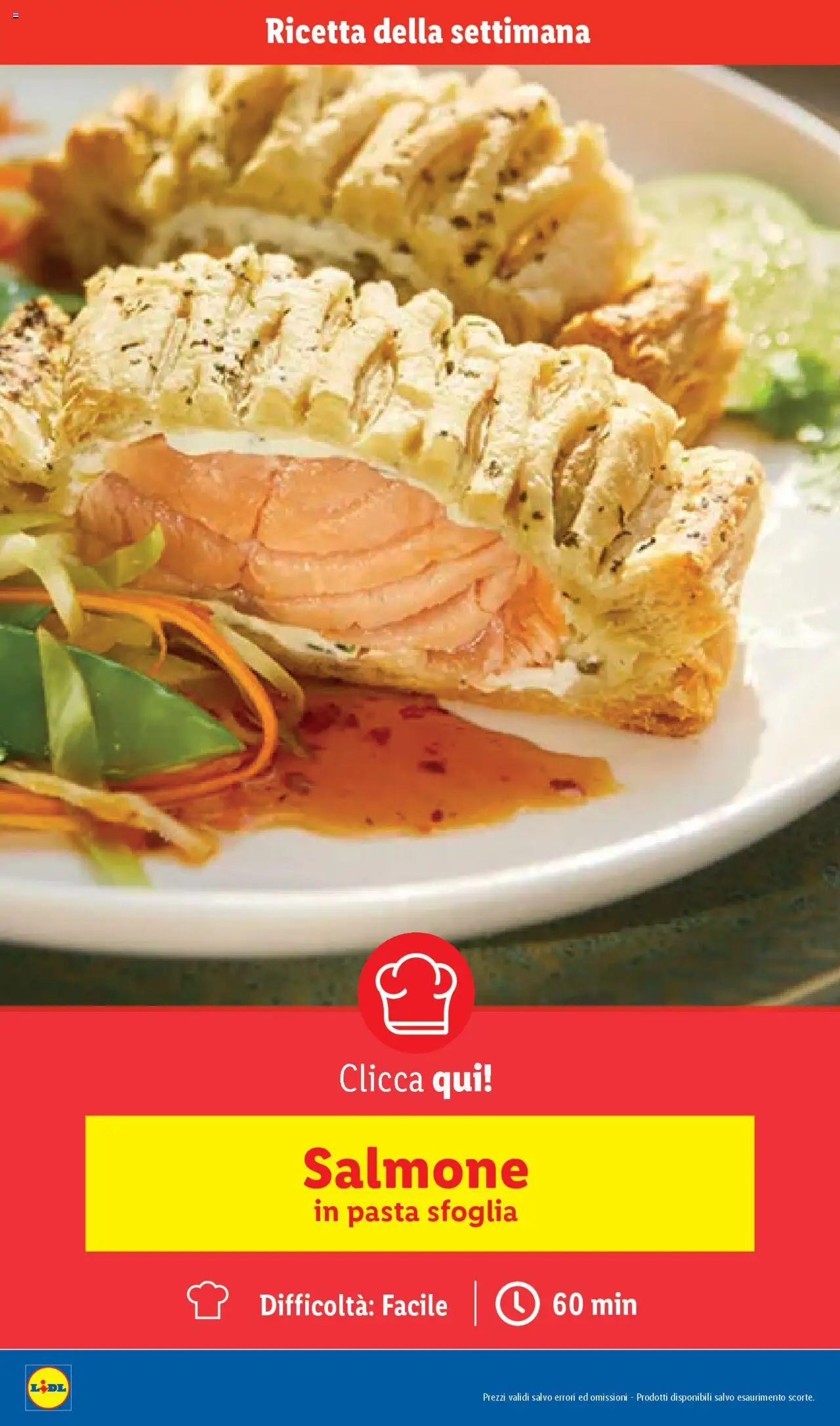 Volantino Lidl del 25.08.2025 | Pagina: 6 | Prodotti: Salmone, Pasta sfoglia, Pasta
