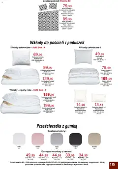 Bodzio Katalog od 01.07.2025 | Strona: 175 | Produkty: Poduszka, Kołdra