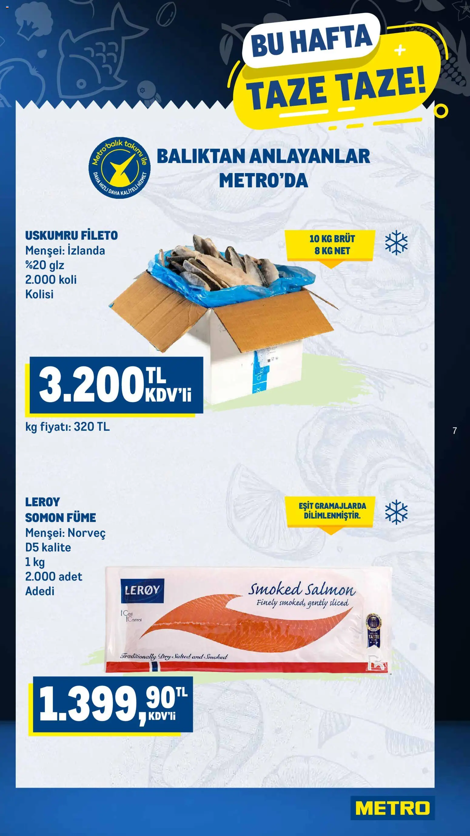 Metro Katalog - 19.11.2025 tarihinden itibaren geçerlidir | Sayfa: 7 | Ürünler: Somon