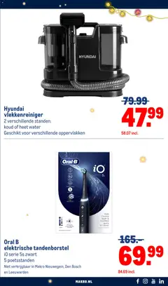 Makro - Folder - Voorbeeld van een folder van Makro, geldig van 03.12.2025 | Pagina: 69 | Producten: Tandenborstel, Elektrische tandenborstel, Festék, Bluetooth