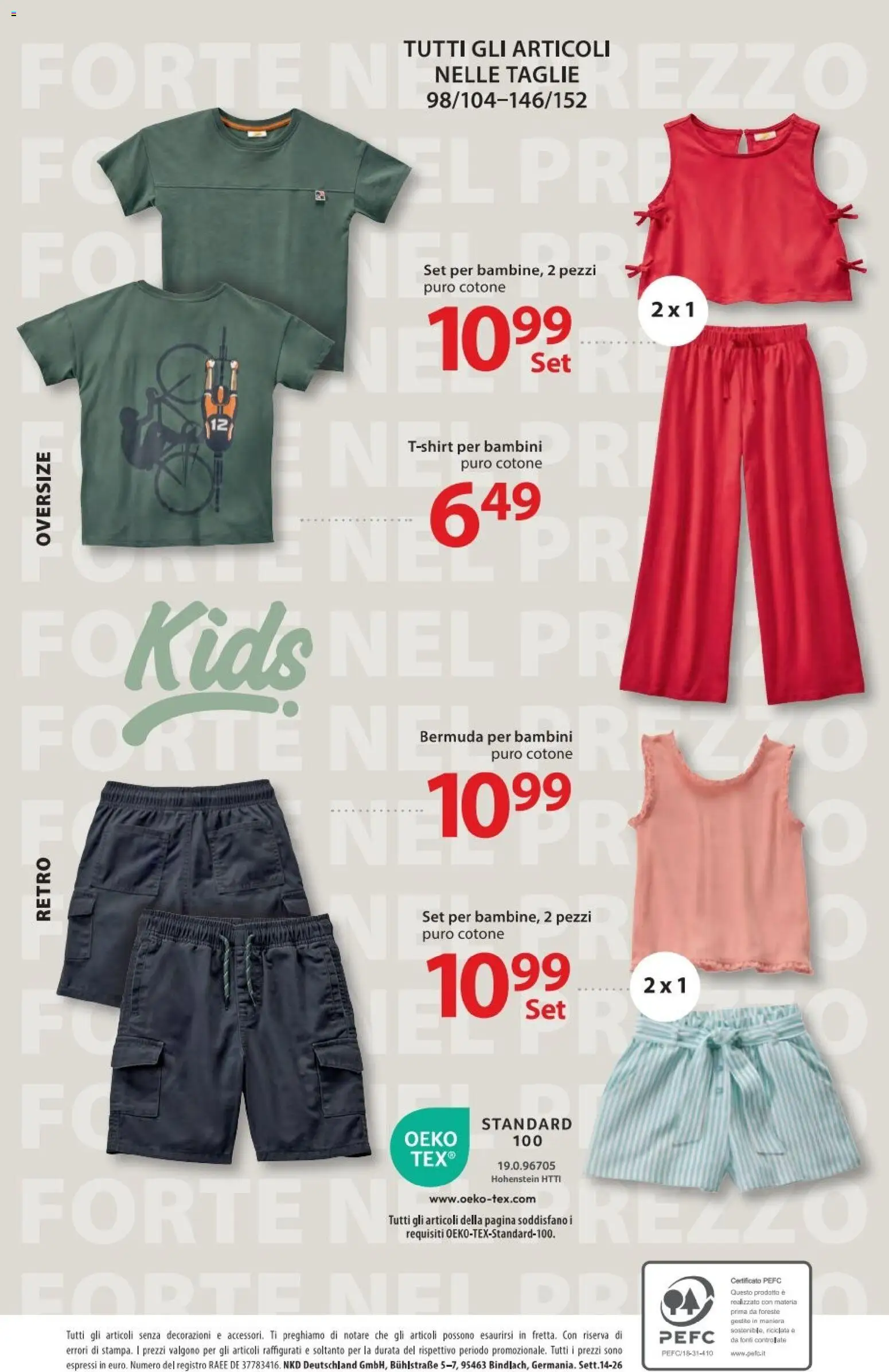 Volantino NKD del 30.03.2026 | Pagina: 8 | Prodotti: Bermuda, Decorazioni