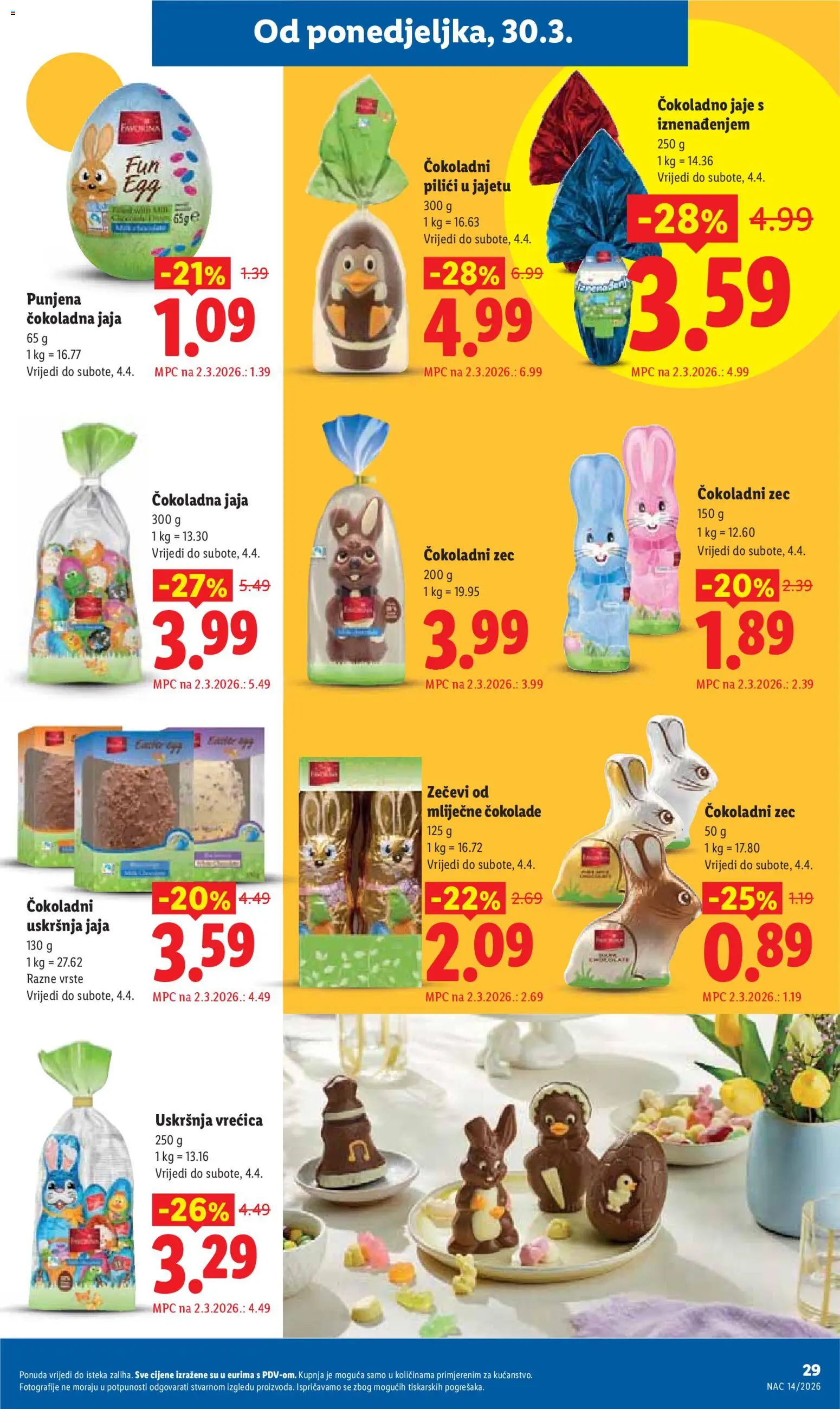 Lidl katalog | vrijedi od 30.03.2026 | Stranica: 29 | Proizvodi: Jaja