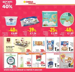 Volantino Conad del 15.07.2025 | Pagina: 14 | Prodotti: Provolone, Mozzarella, Crescenza, Robiola