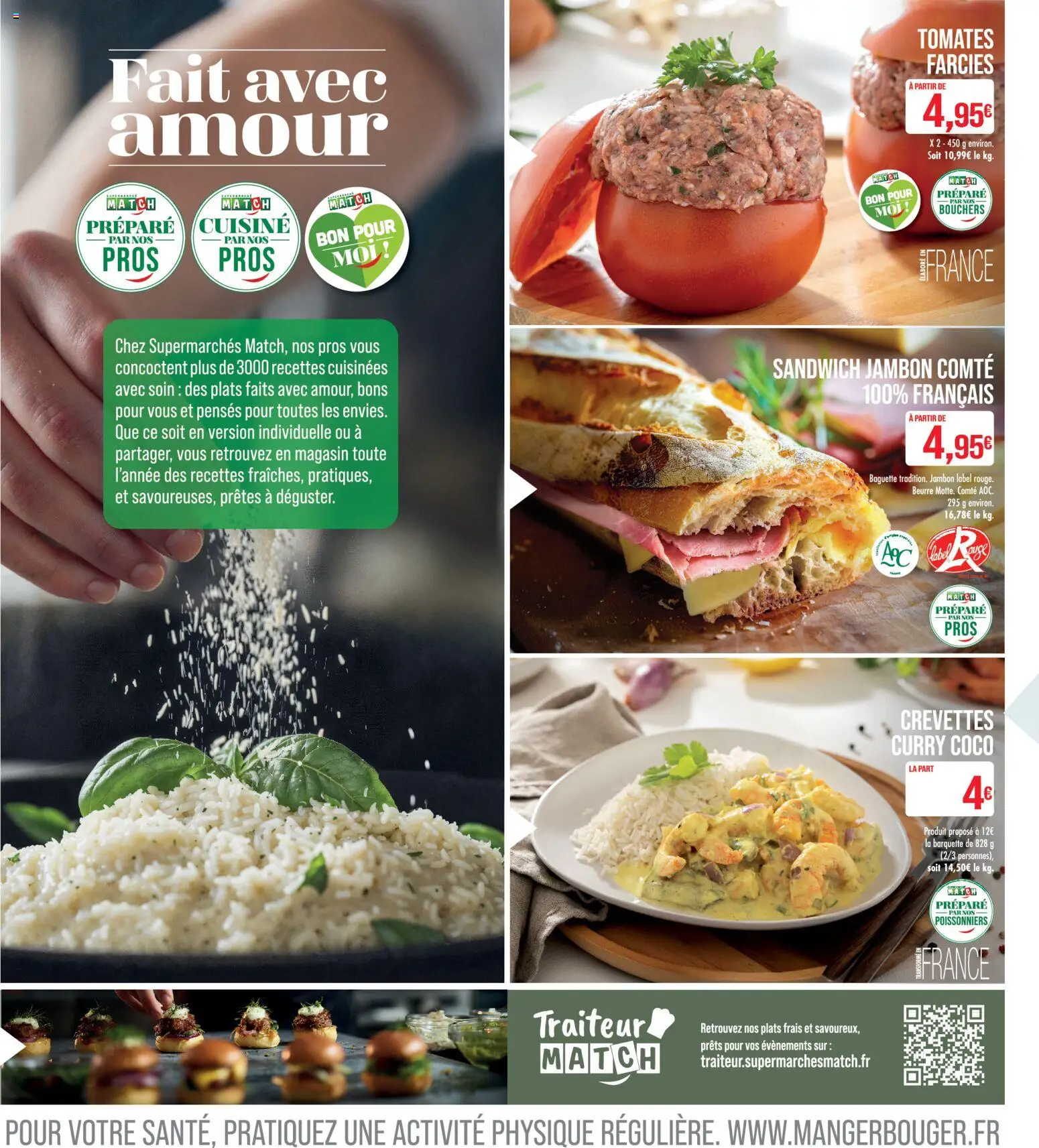 {H1} | Page: 2 | Produits: Sandwich, Crevettes, Beurre, Jambon