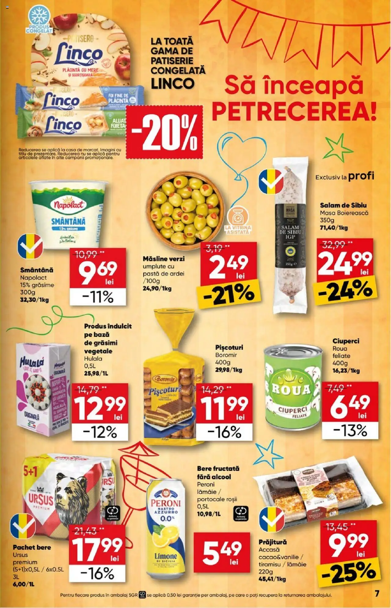 Catalog Profi  – valabil de la 06.08.2025 | Pagină: 7 | Produse: Ardei, Tiramisu, Salam, Smântână