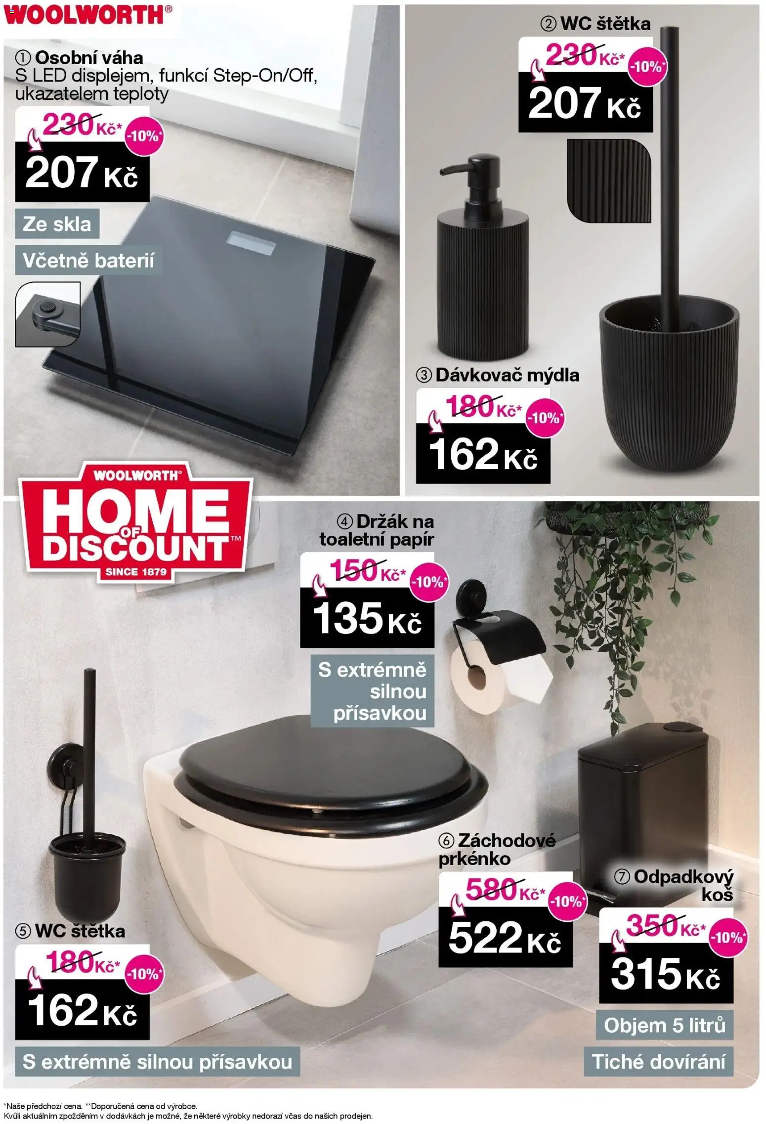 Woolworth leták od 21.11.2025 | Strana: 17 | Produkty: Dávkovač, Toaletní papír, Prkénko, LED