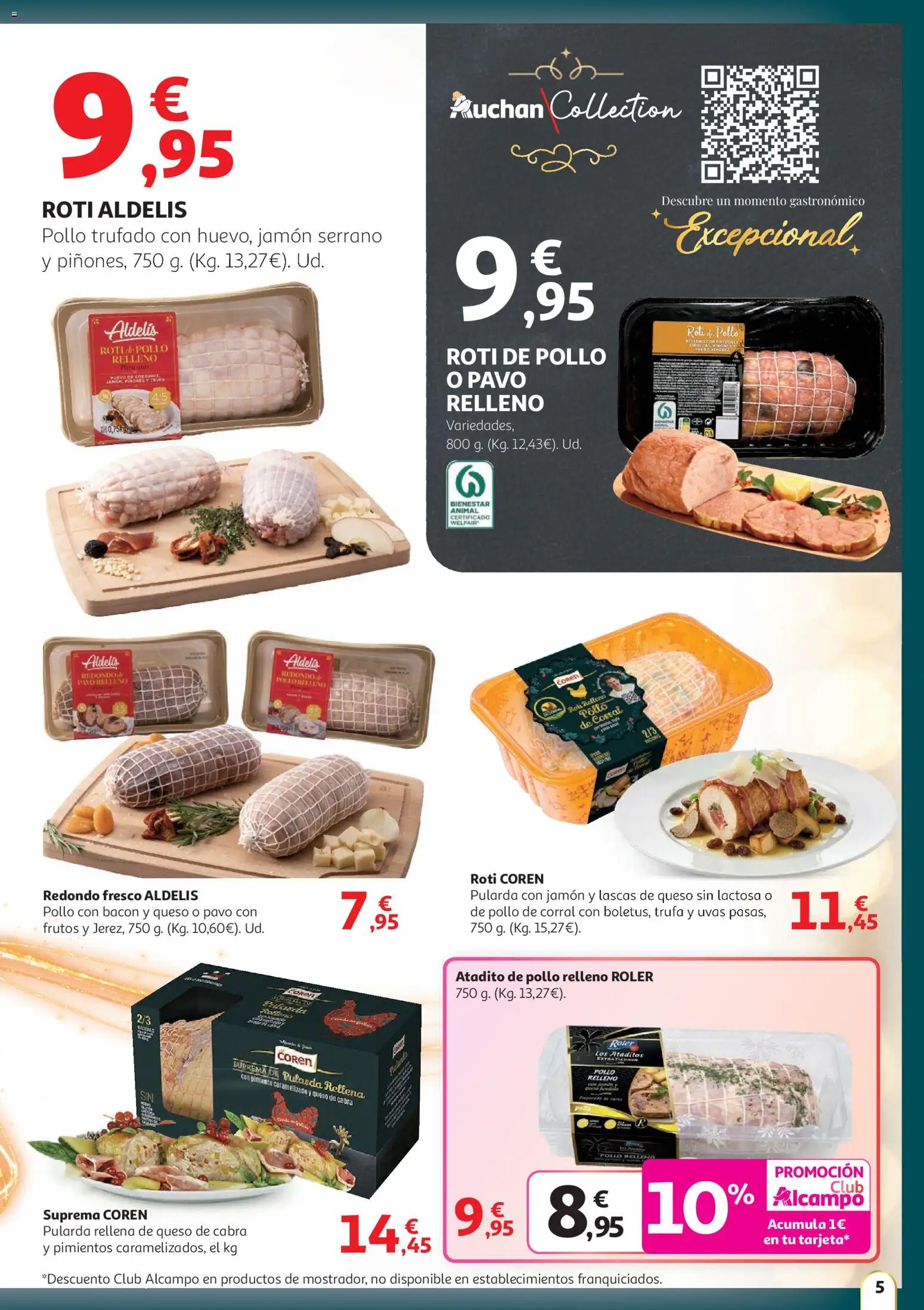 Alcampo - HG catalan │ válido desde el 11.12.2025 | Página: 5 | Productos: Queso, Τζίντζερ, Jamón, Κάδος απορρυμάτων