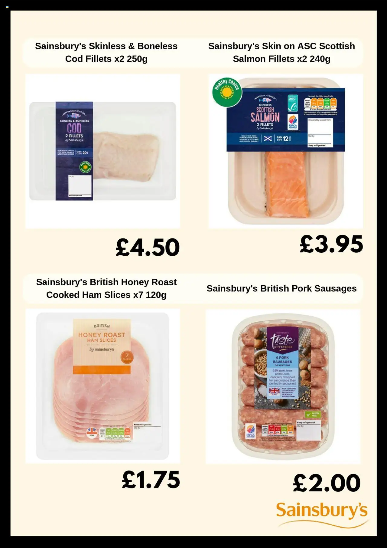  | Page: 5 | Products: Cod fillets, Ham, Pork, Sausages