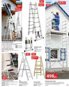 Katalog Bauhaus - Pregled kataloga iz trgovine Bauhaus, vrijedi od 02.10.2025 | Stranica: 37 | Proizvodi: Ljestve