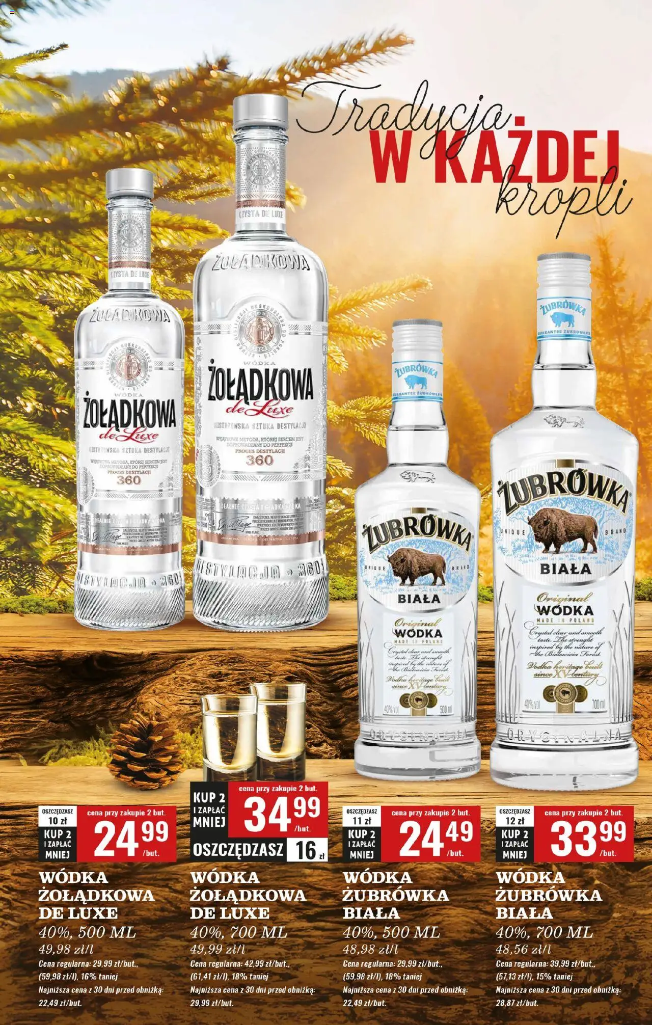 Biedronka gazetka - Czas na toast od 22.09.2025 | Strona: 24 | Produkty: Żubrówka, Vodka, Wódka