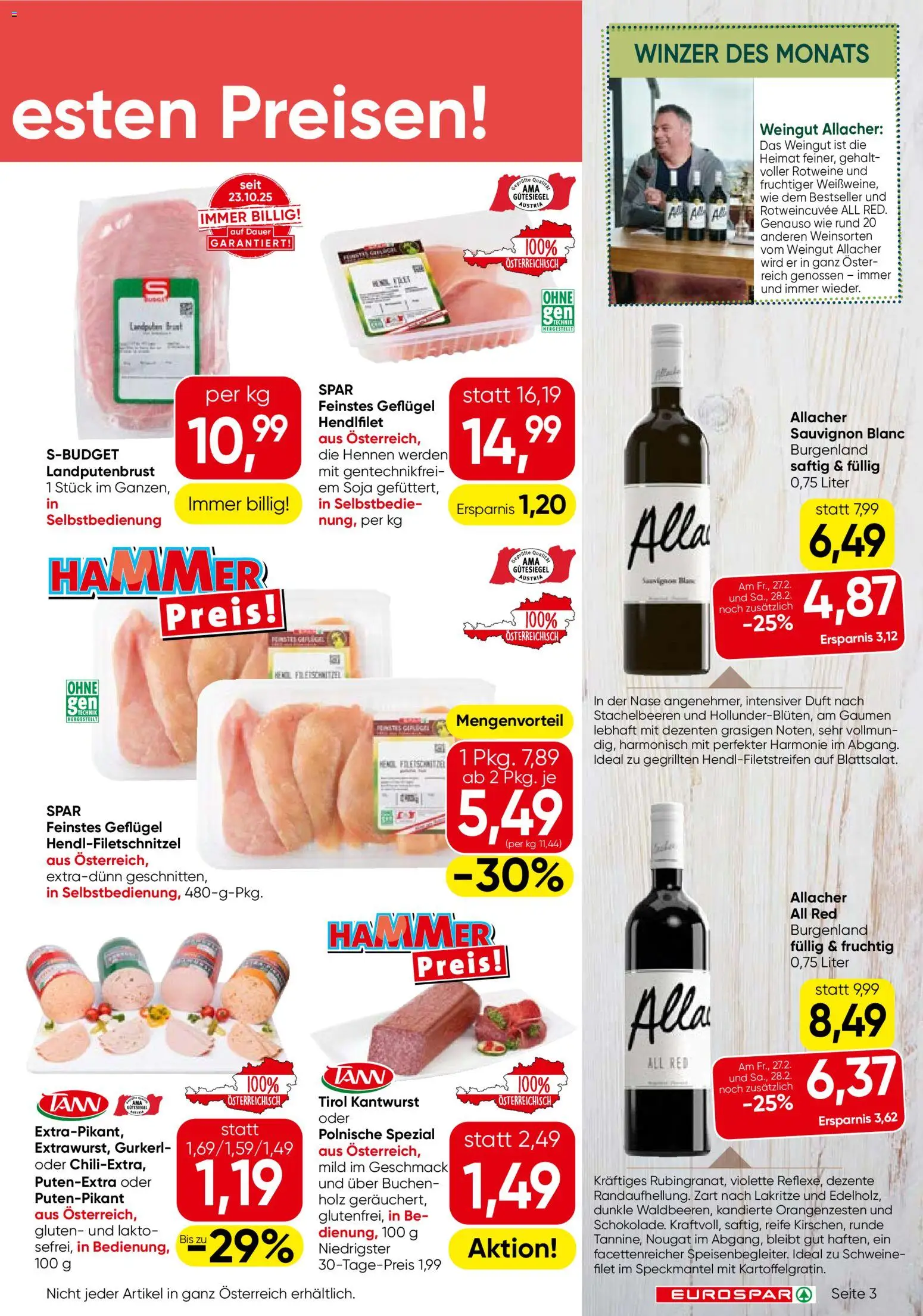 Eurospar Flugblatt gültig ab 26.02.2026 | Seite: 3 | Produkte: Duft