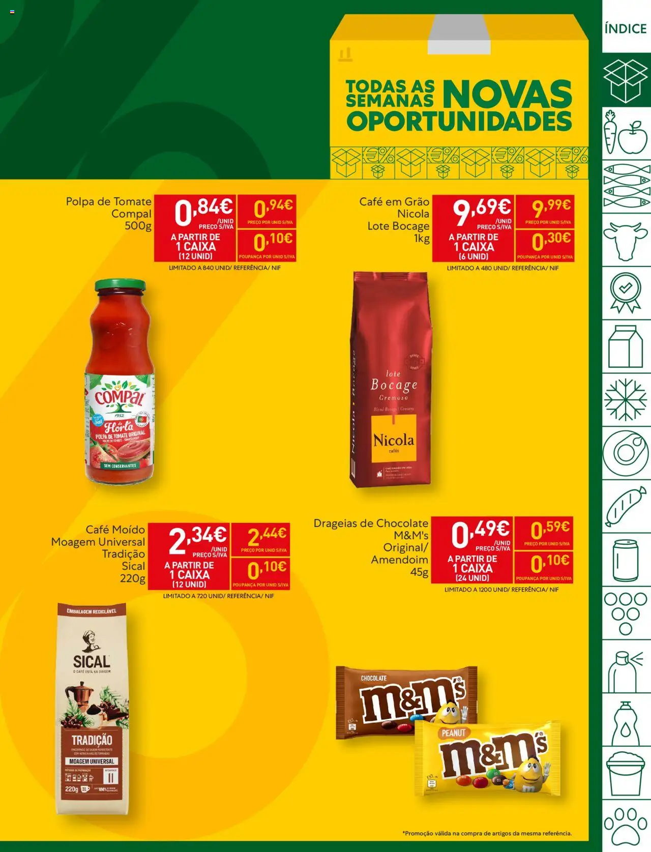 Recheio folheto │ válido de 22.07.2025 | Página: 3 | Produtos: Caixa, Café, Chocolate, Tomate