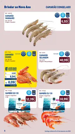 Pré-visualização Makro Catálogo Brindar ao Ano Novo válido de 15.12.2025 | Página: 6 | Produtos: Camarão
