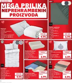Posteljina, od pamuka i umjetnih vlakana dimenzije cca. 60x80+140x200 cm dimenzije cca. 2x60x80+200x200 cm razne boje pakiranje - Pregled kataloga iz trgovine Kaufland, vrijedi od 07.01.2026 | Stranica: 32