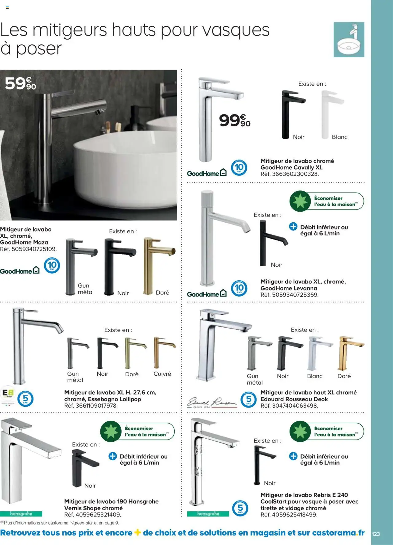 {H1} | Page: 123 | Produits: Lavabo