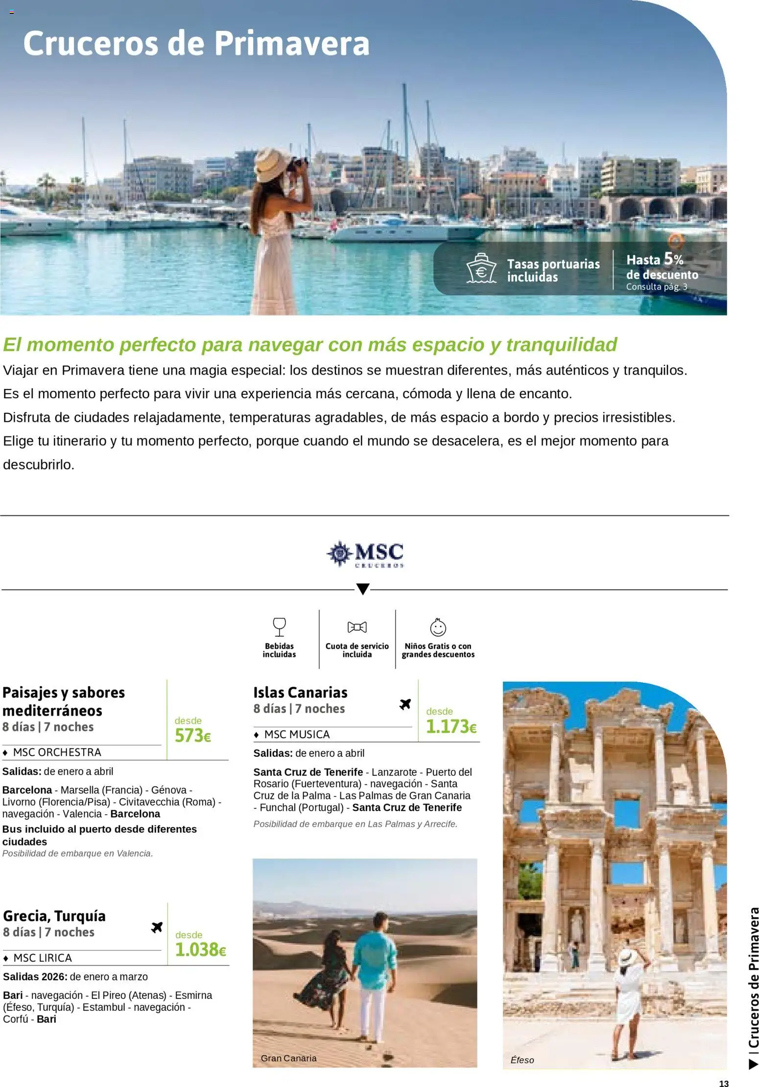 Viajes El Corte Inglés Semana del Crucero │ válido desde el 07.01.2026 | Página: 14 | Productos: Navegación