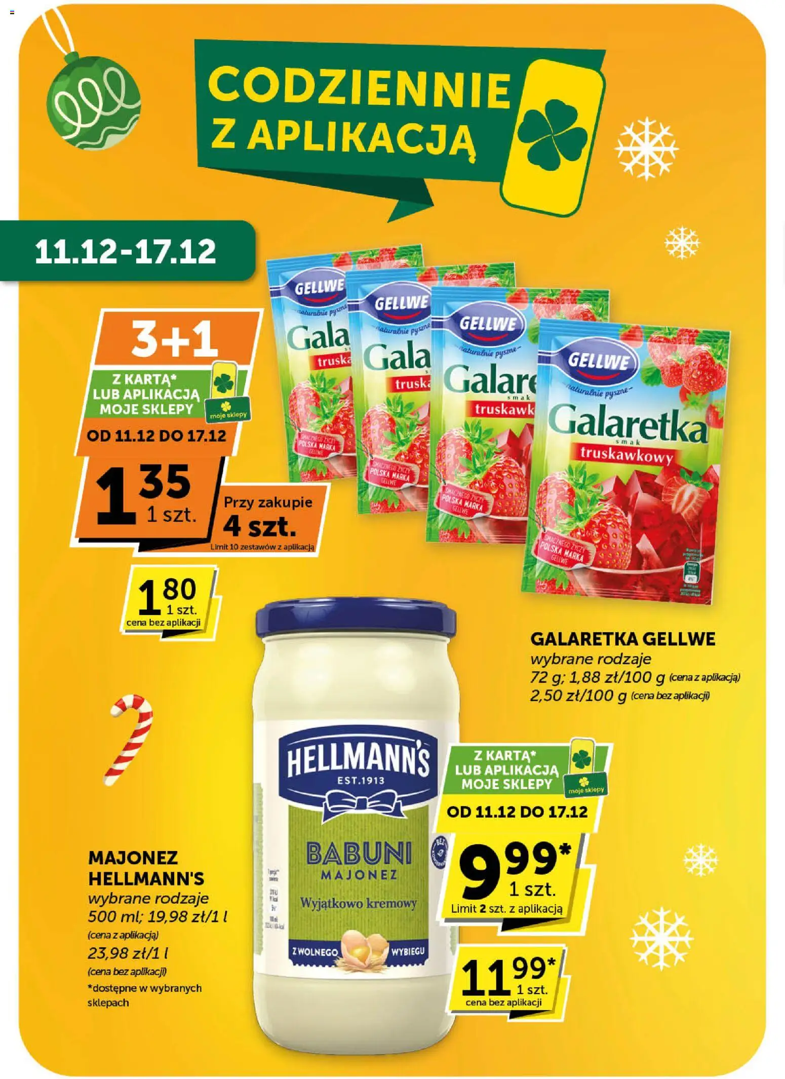 Groszek Gazetka - Market od 11.12.2025 | Strona: 28 | Produkty: Galaretka, Majonez