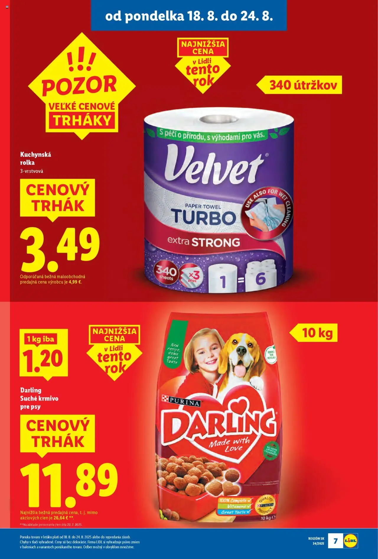 Lidl leták │ platný od 18.08.2025 | Strana: 7