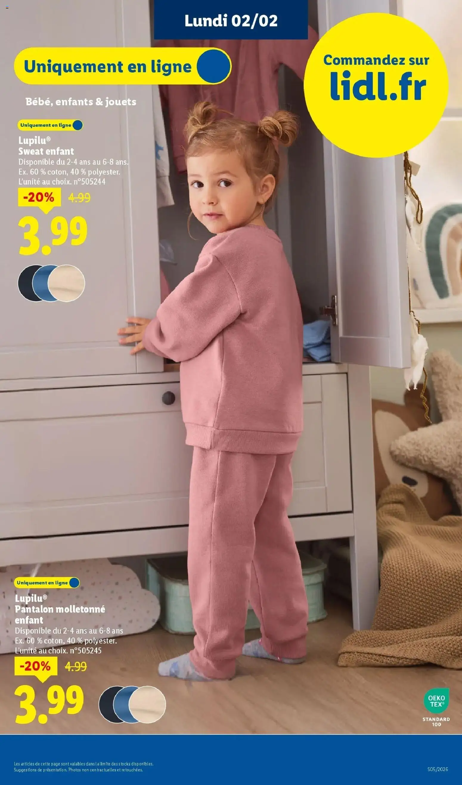 Catalogue LIDL du 28/01/2026 | Promo prospectus en ligne | Page: 73 | Produits: Jouets, Pantalon