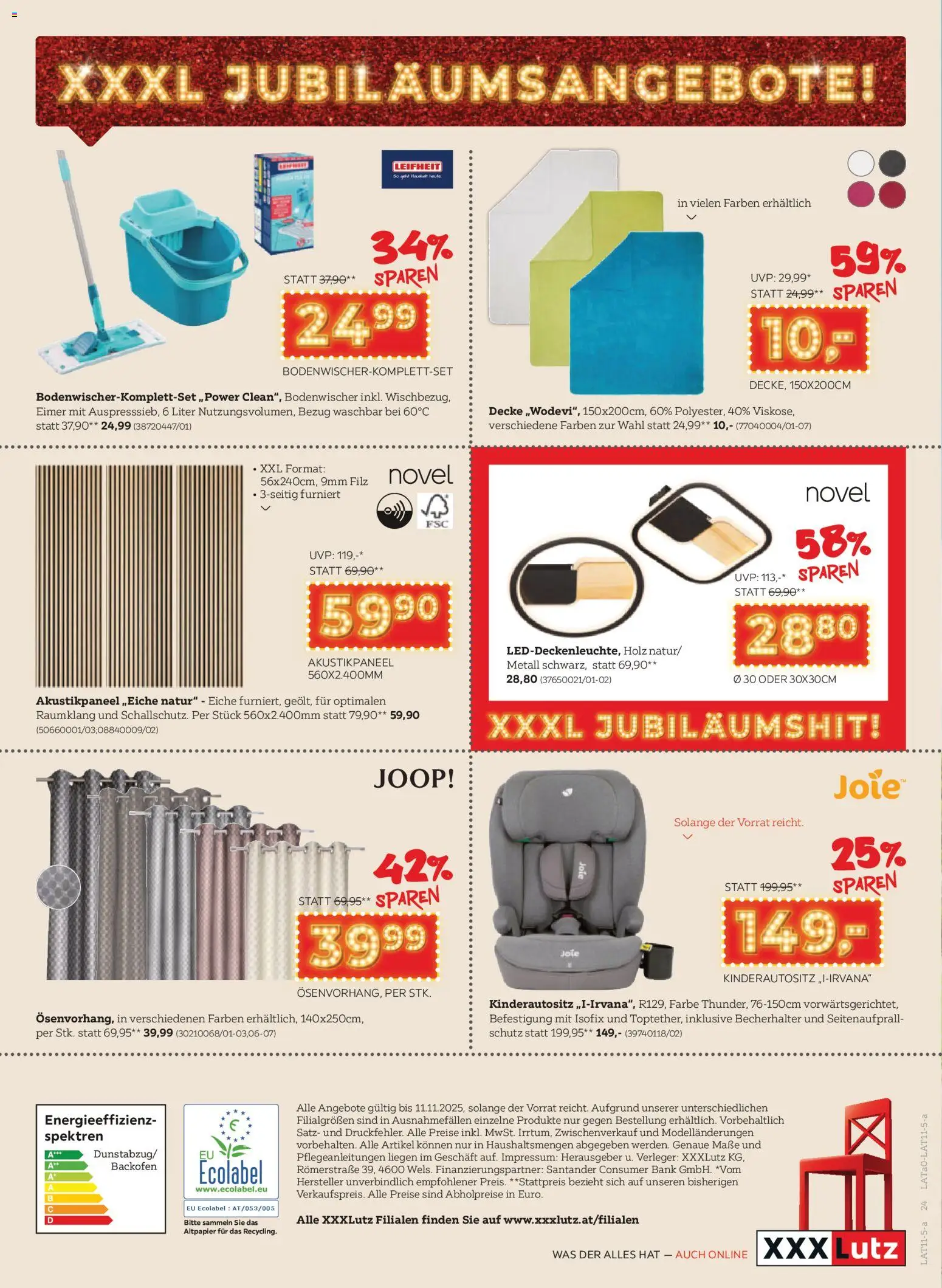 XXXLutz Jubiläums - Joker gültig ab 04.11.2025 | Seite: 24 | Produkte: Decke